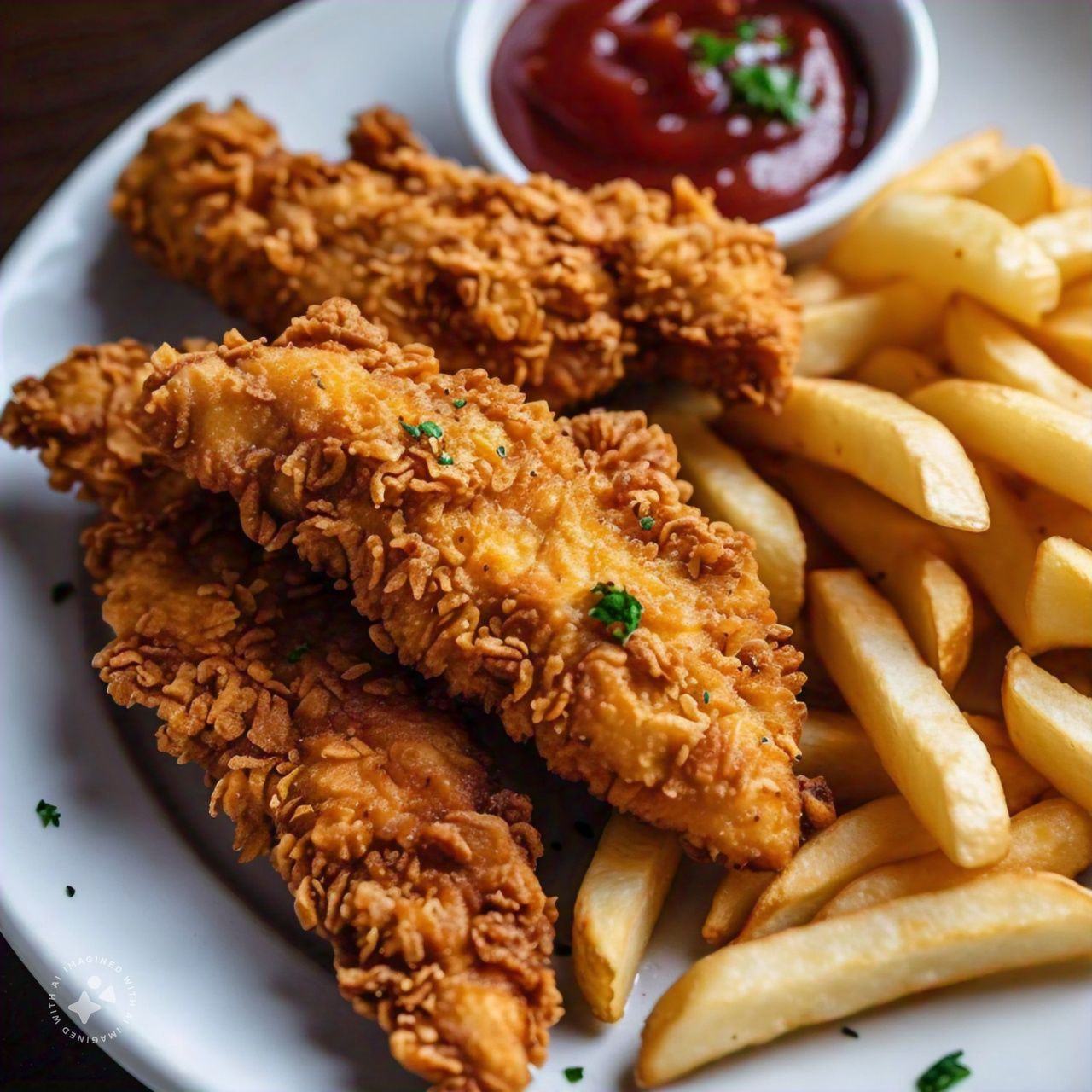 Chicken Tenders with Chips